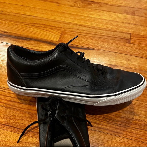 MENS LEATHER HIGH TOP OLD SCHOOL - Picture 5 of 10